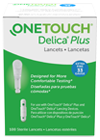 OneTouch® Delica® Plus 33G Lancets